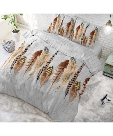 Σετ Παπλωματοθήκη υπέρδιπλη 240×220 DELIGHT FEATHERS WHITE
