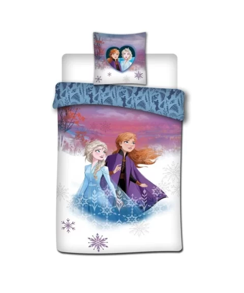 Disney παιδικό σετ παπλωματοθήκης Anna and Elsa140×200