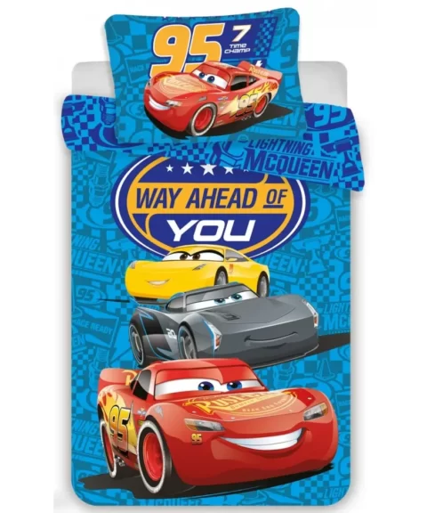 Disney Σετ Παιδική Παπλωματοθήκη Super Cars 100×135